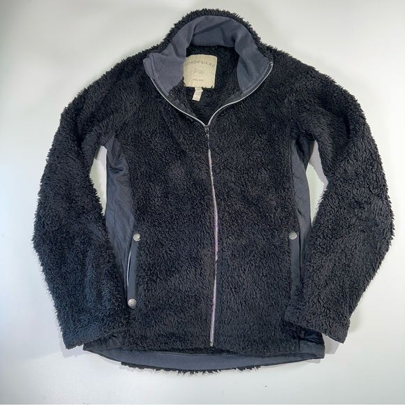Horseware Ireland cozy sherpa jacket mixed media fleece zip front women’s small - Picture 2 of 15